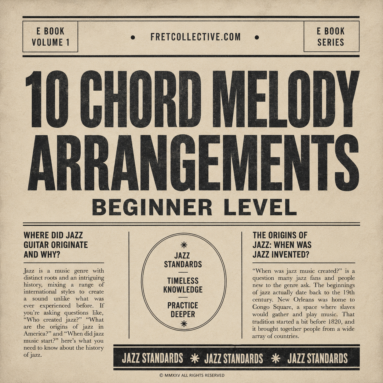 🎁 10 Chord Melody Arrangements Beginner Level (100% off)