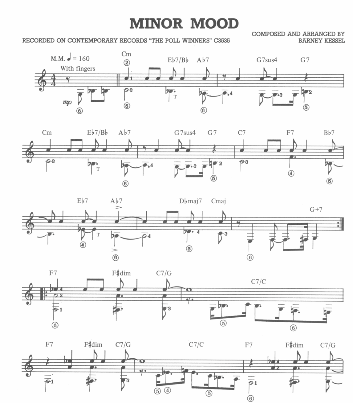 The Jazz Guitar Artistry of Barney Kessel