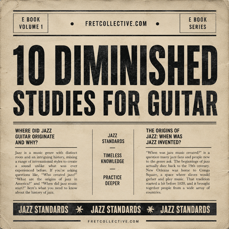 🎁 10 Diminished Studies for Guitar (100% off)
