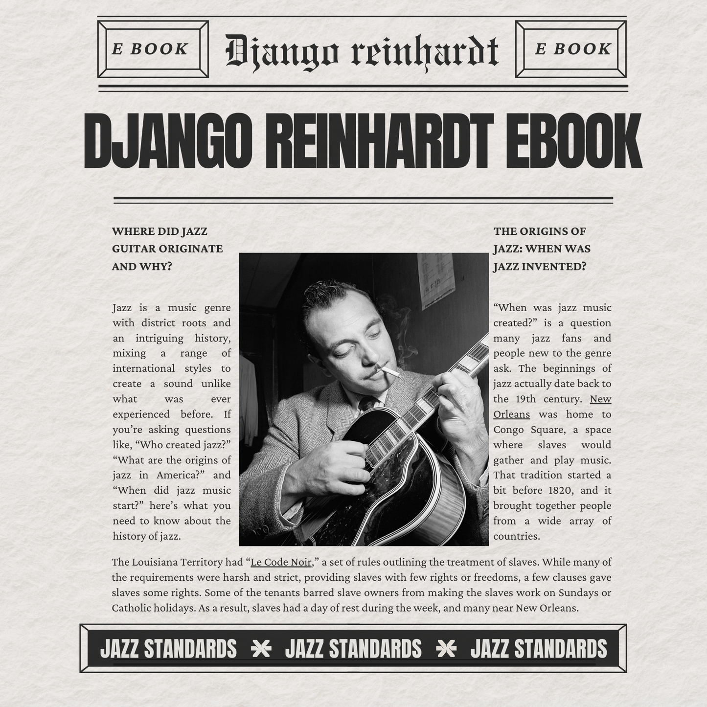 Django Reinhardt Ebook - Core Repertoire